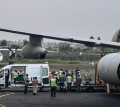 De aankomst vanmorgen, van de Italiaanse slachtoffers op de luchthaven in Rome © Vatican Media