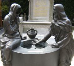 Jezus aan de bron. Hasselt. © jh