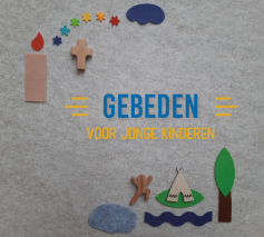 Cover van het gebedenboekje voor jonge kinderen © Otheo/vicariaat Vlaams-Brabant & Mechelen, met afbeelding van IDGP vzw