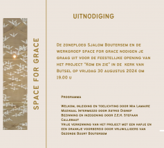 Uitnodiging © Sjalom Boutersem