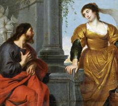 Cornelis de Vos, Christus en de vrouw uit Samaria, ca. 1630-1635 © Museum voor Schone Kunsten, Gent - Wikimedia Commons