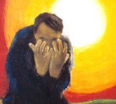 Genezing van een blinde © Luc Blomme