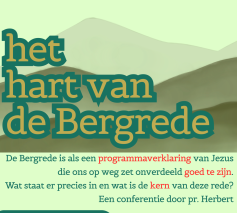Affiche Het hart van de bergrede 