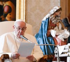 Paus: 'Ook bij mijn ouders werd altijd een kerststal geplaatst' © Vatican Media