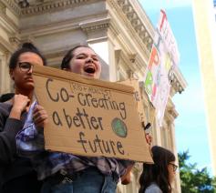 Klimaatmars New York, september 2019 © Marcelo Schneider/WCC