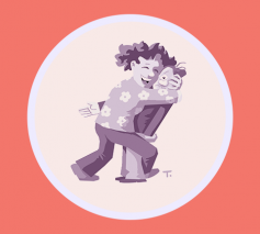 Hoe overleef ik moeilijke mensen? © Illustratie: Thees Carstens, Kok Boekencentrum Uitgevers met toestemming