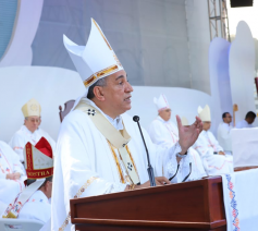 Jose Domingo Ulloa Mendieta, de aartsbisschop van Panama Stad en gastheer van de Wereldjongerendagen © WJD Panama 2019