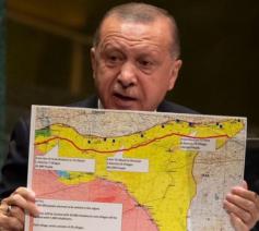 De Turkse president Erdogan argumenteerde op de tribune van de Verenigde Naties dat hij in het noorden van Syrië vluchtelingen wou 'hervestigen'  © RR