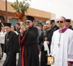 Palmprocessie met patriarch Younan in Qaraqosh © Syrisch-katholieke Kerk