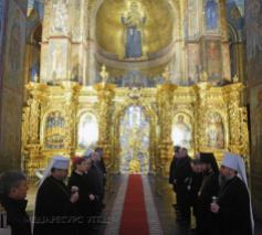 Vredesgebed in de kathedraal van de Heilige Wijsheid in Kiev © UGCC