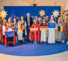 Sterzangers in het Europese Parlement © Ivan Put/Kindermissionswerk