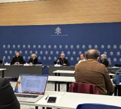 In Rome werd de publicatie van het werkdocument voorgesteld © Vatican Media