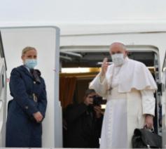 Paus Franciscus is vanmorgen vertrokken naar Irak © Vatican Media