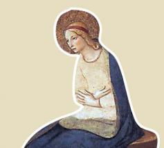 Fra Angelico, Aankondiging (detail) © Basiliek van San Marco, CC Wikimedia Commons