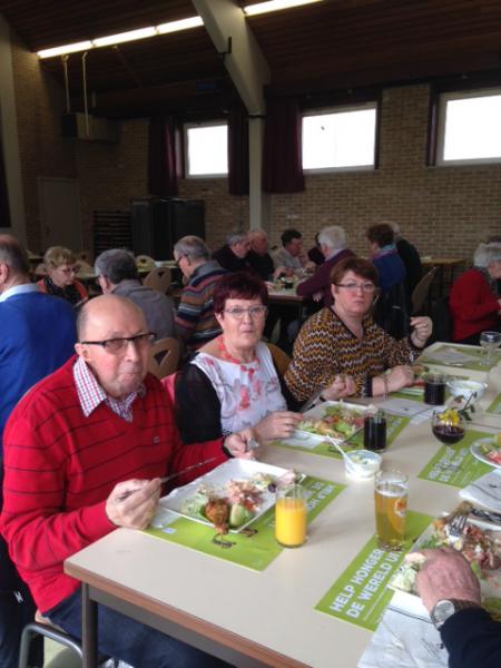 Koude schotel als solidair maal in Leke (zondag 25 maart 2018) 