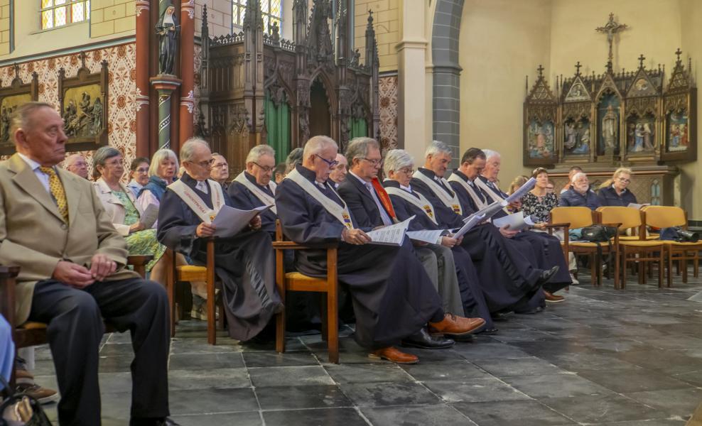 Eucharistieviering ter voorbereiding bedevaart "Baaldjes Kruus" © Lambert J. Derenette en Linda Renette