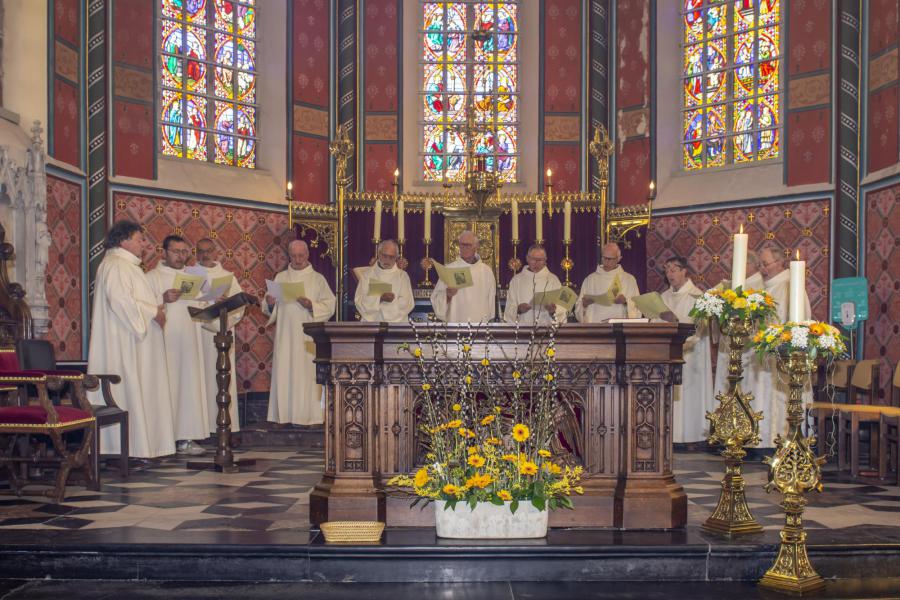 Eucharistieviering ter voorbereiding bedevaart "Baaldjes Kruus" © Lambert J. Derenette en Linda Renette