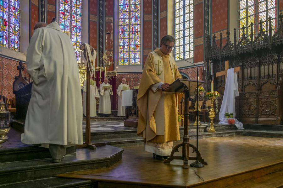 Eucharistieviering ter voorbereiding bedevaart "Baaldjes Kruus" © Lambert J. Derenette en Linda Renette