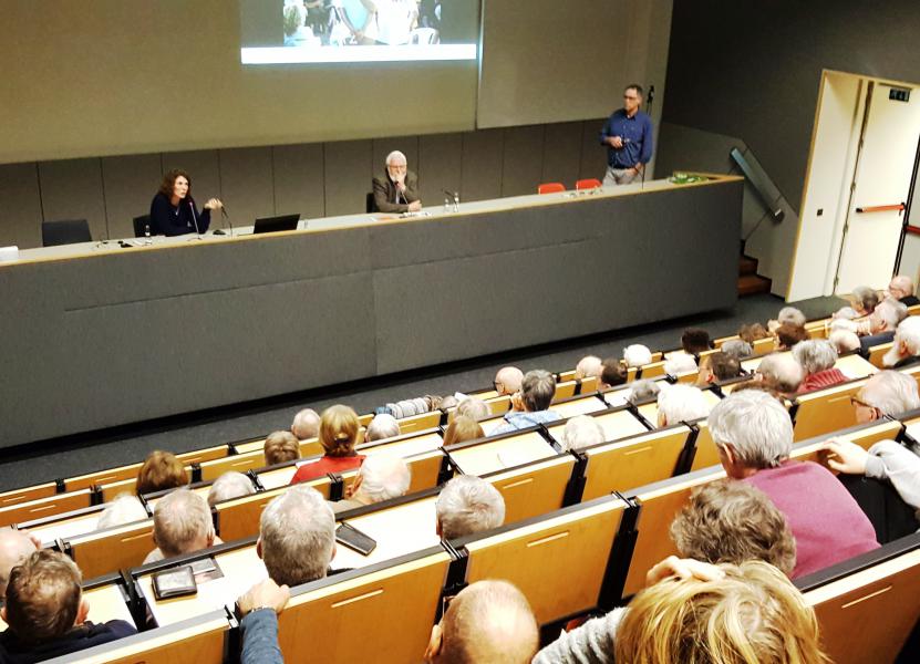 Veel volk voor avond met Ludo Abicht en Brigitte Herremans © RB