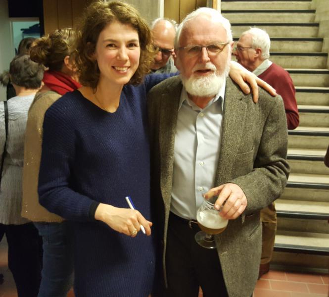 Brigitte Herremans en Ludo Abicht, auteurs van "De kaarten op tafel" © RB