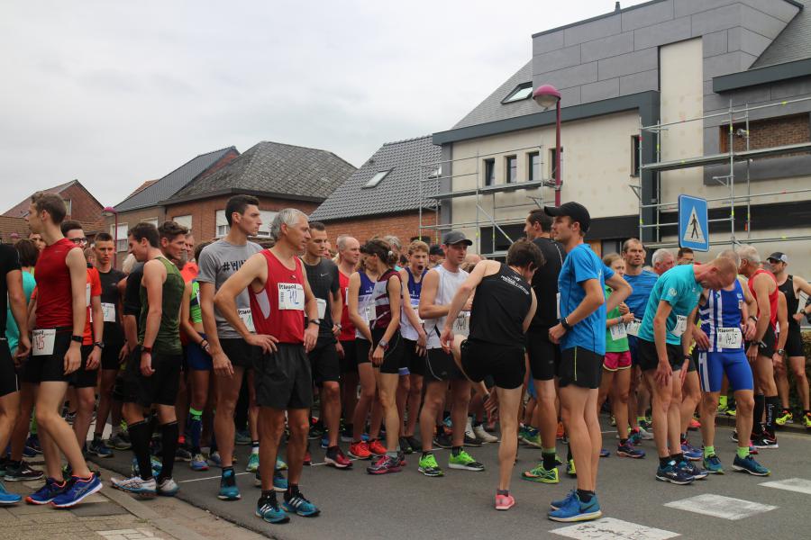 Ze staan klaar voor de 3,5 - 7 - 10.5 of 14 km © RvH