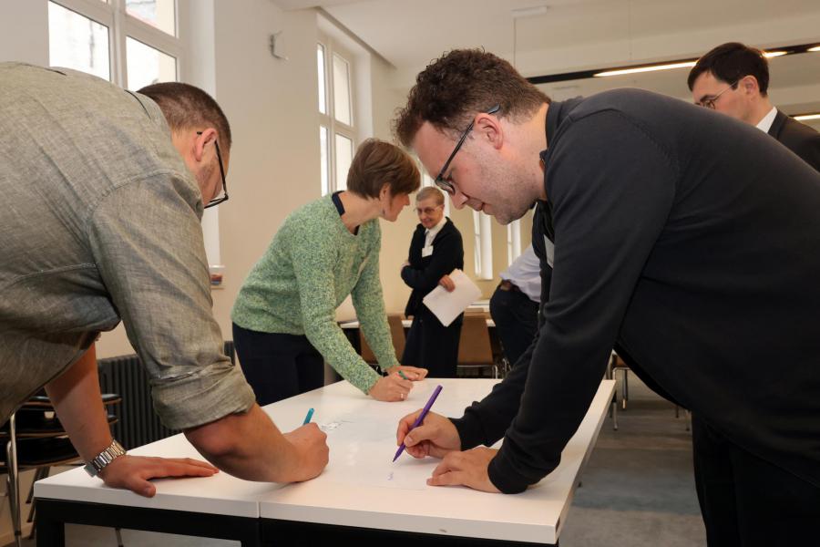 Start diocesane werkgroep synodaal proces - Gent, 17 oktober 2021 © Bisdom Gent, foto: Kristof Ghyselinck