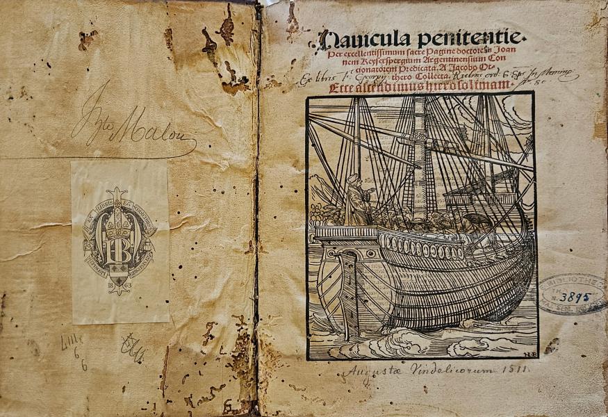 Titelpagina van Navicula Penitentie © Bibiliotheek Grootseminarie
