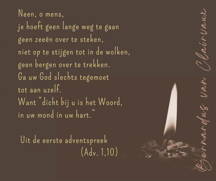 Advent week 1 © zrs bernardinnen