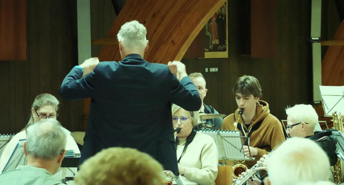 Met de fanfare op bedevaart 