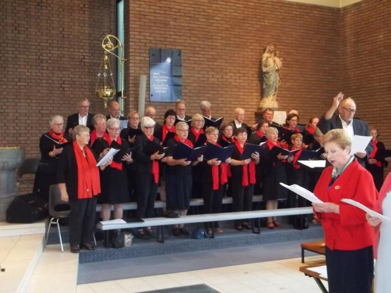 De drie zangkoren samen © Johan Beeckmans