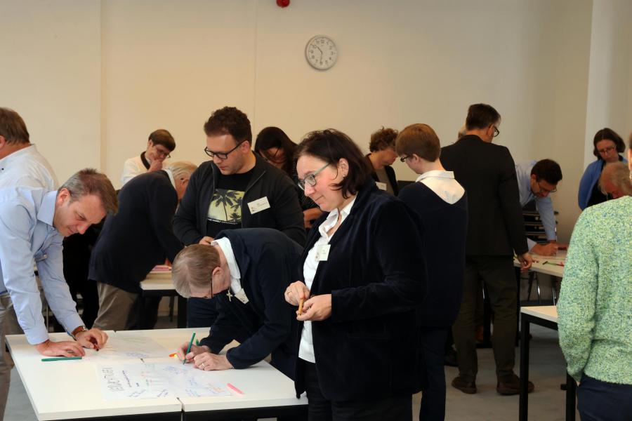 Start diocesane werkgroep synodaal proces - Gent, 17 oktober 2021 © Bisdom Gent, foto: Kristof Ghyselinck