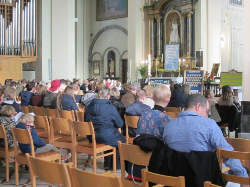 De lichtmisviering in het Centrum 