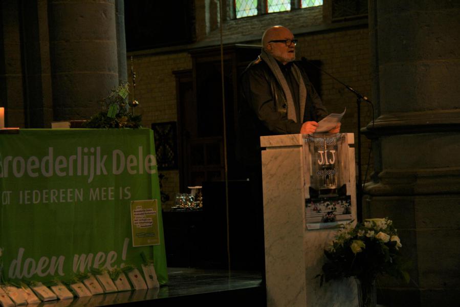 Inleefreiziger Hugo Wouters aan het woord © Federatie Krekedal Kortemark
