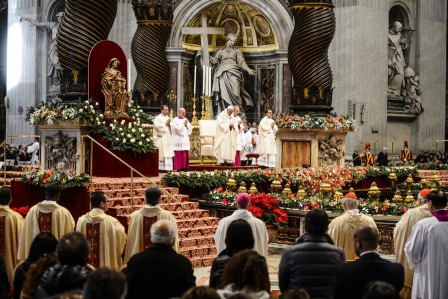 De eucharistieviering voor het feest van de Heilige Familie op zondag 27/12©SIR 