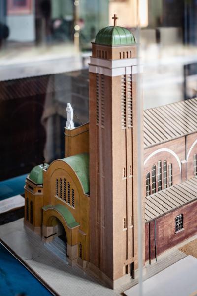 detail van de maquette van Hugo Zwysen © Jochen Verghote – LUCID