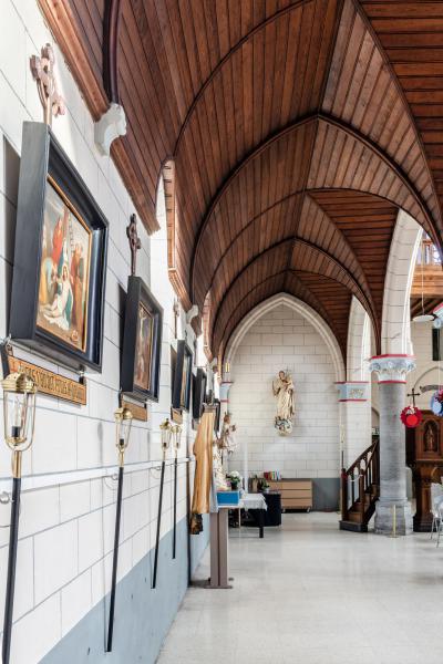 Sint-Jozef, Hoboken: linker zijbeuk © Jochen Verghote – LUCID