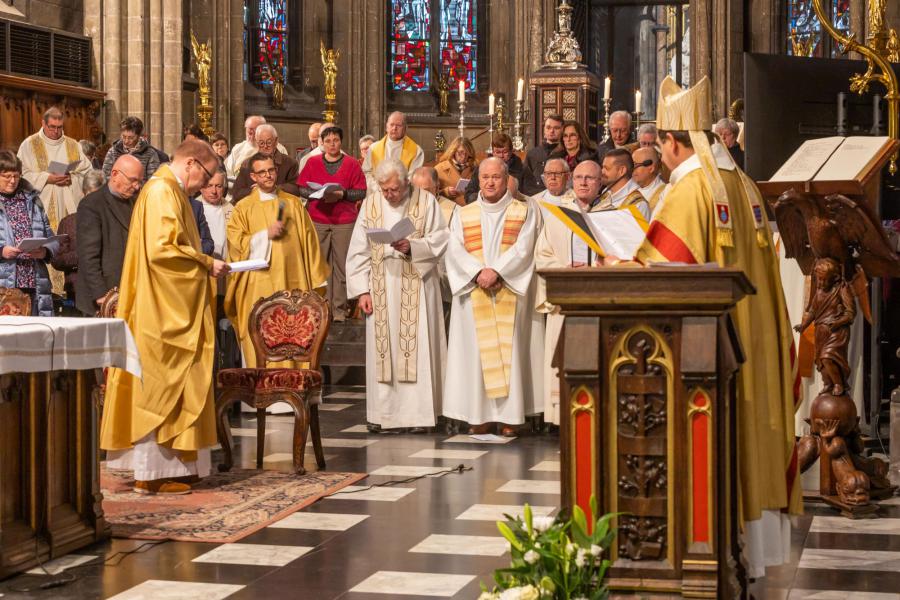 Aanstellingsviering Deken Bart 14 januari 2024 © Mario Declerck