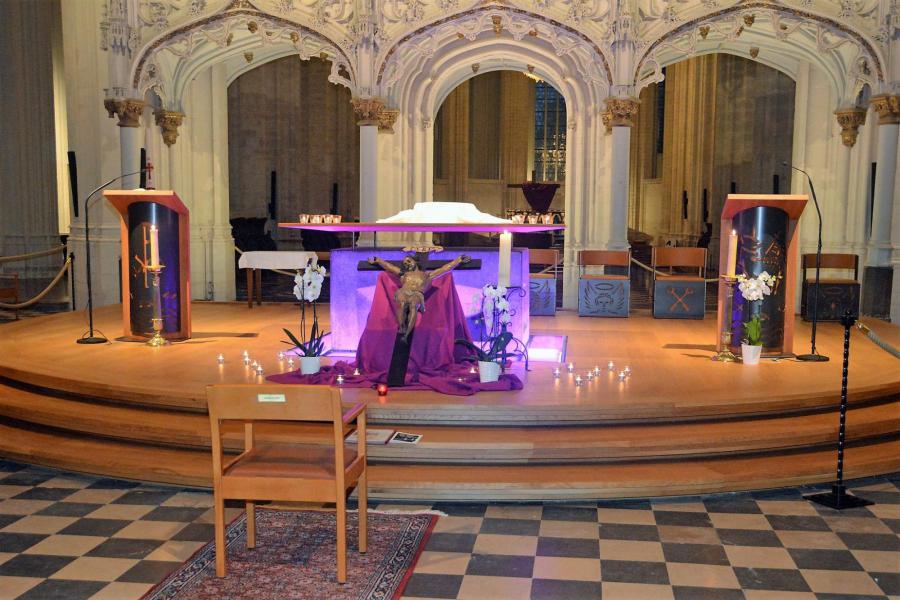 'Be the Light' aanbidding in de Sint-Pieterskerk © Pastorale zone Leuven aan de Dijle