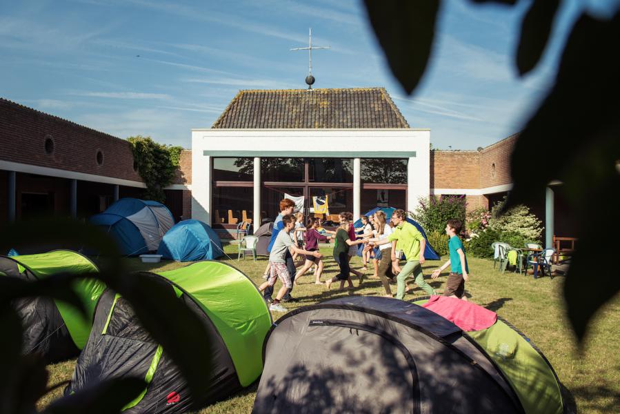 IJD Brugge op kamp in Cadzand. © Tim Coppens