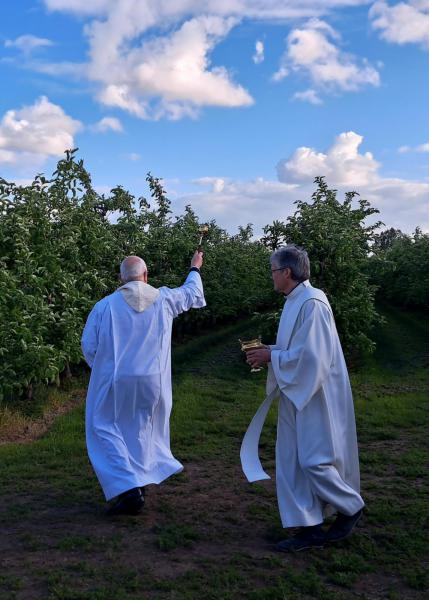 Terugblik “vruchten der aarde” viering in Halle 