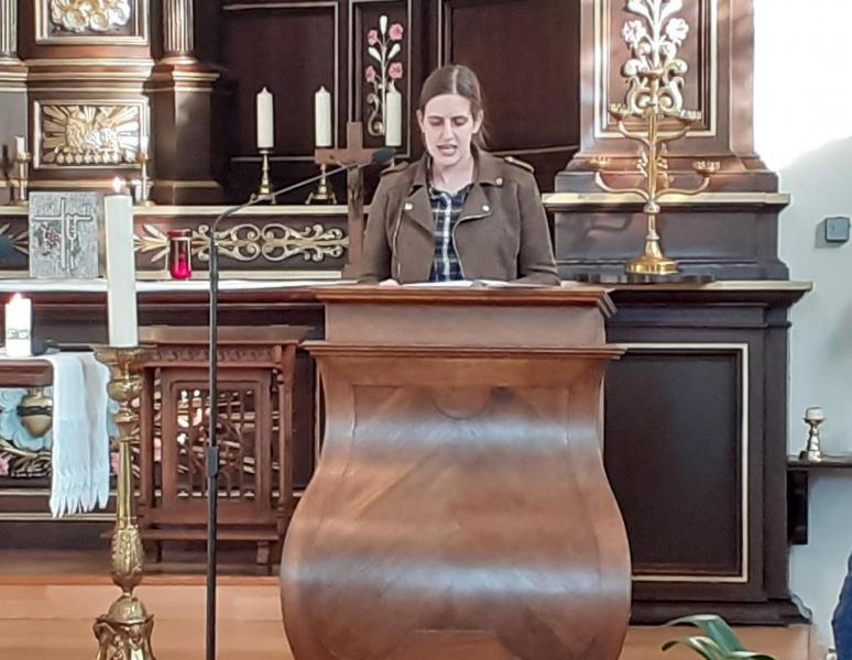 Lector mama Vicky © Pastorale Eenheid O.L.V. Krekedal Kortemark