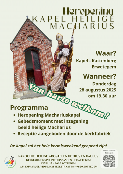 Heropening Machariuskapel flyer 1 © EmVi
