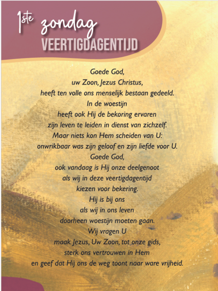 1ste zondag 40dgntijd © CCV Gent