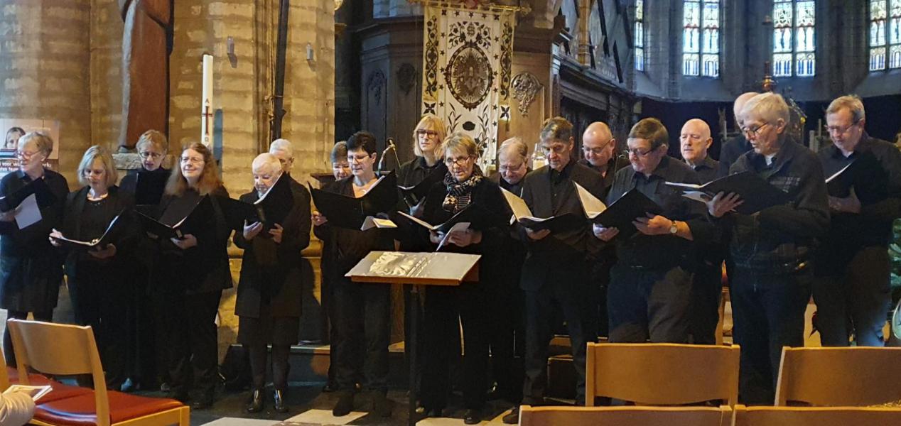 Ons 20-koppig koor in actie © André 