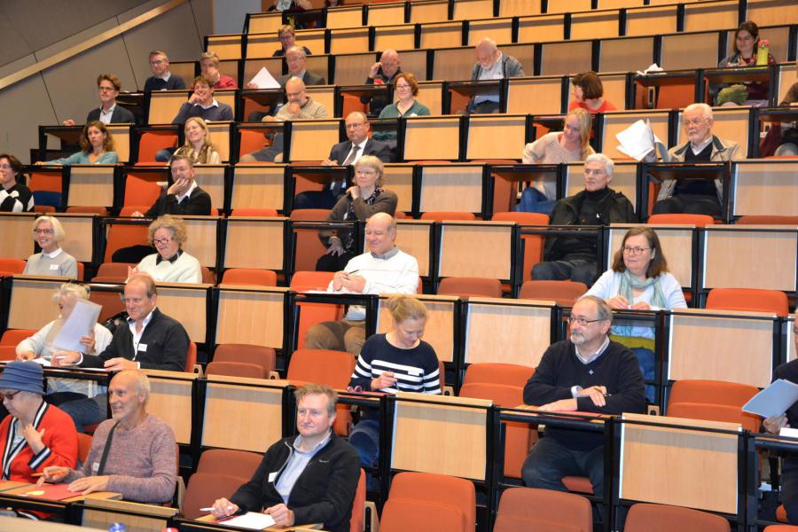 Een 60-tal leden van het IPB verzamelde afgelopen zaterdag voor de eerste Forumbijeenkomst in levende lijve © IPB/Jeroen Moens