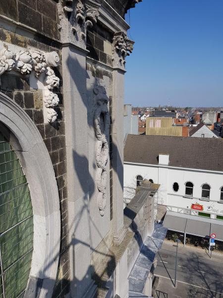 Werken aan de Sint-Salvatorkerk 