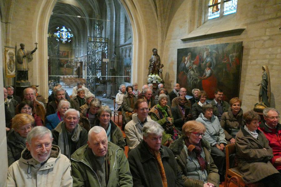 Luisteren naar de lezing van Eric Mattheeuws © Hugo Casaer