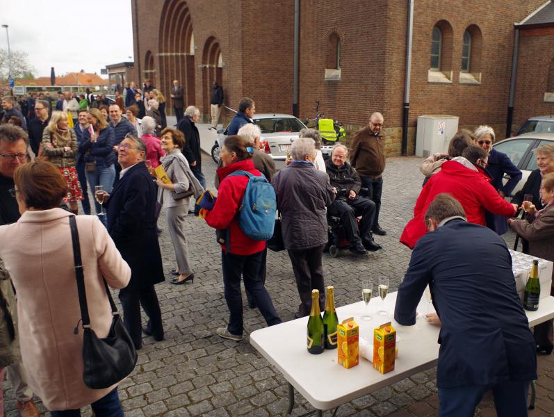 Na de gezinsviering van Pasen © Parochieraad OLV van Troost Heverlee