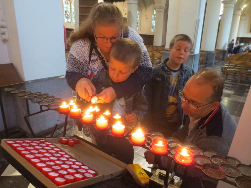 kerkentocht toekomstige eerste communicanten 