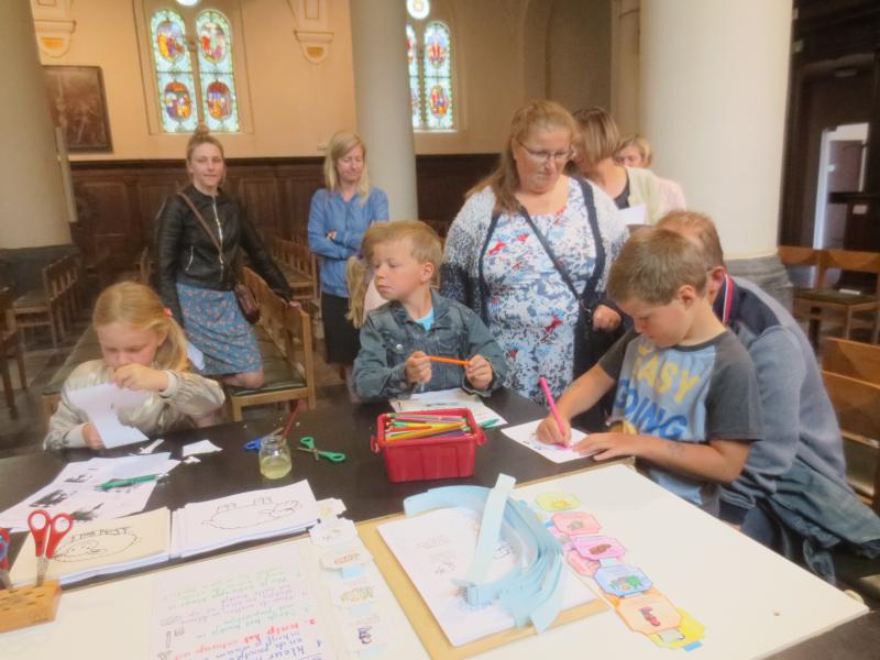 kerkentocht toekomstige eerste communicanten 